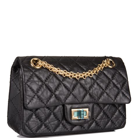 chanel so black mini reissue|chanel mini 2.55 bag.